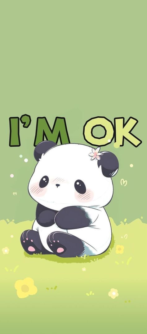 Panda Bears Wallpaper, Panda Background, Disney Moana Art, Cute Panda Drawing, Lockscreen Background, Cute Panda Cartoon, Panda Images, Kawaii Panda