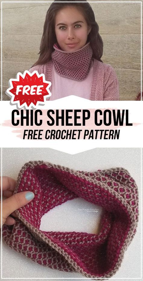 Accessorize in style with these intricately designed crochet earrings, sure to make a statement Crochet Neck Cowl, Crochet Outerwear, Easy Crochet Cowl, Crochet Cowl Free Pattern, Crochet Cowls, Cowl Crochet, Crochet Scarfs, Crochet Neck Warmer, Tunisian Crochet Patterns