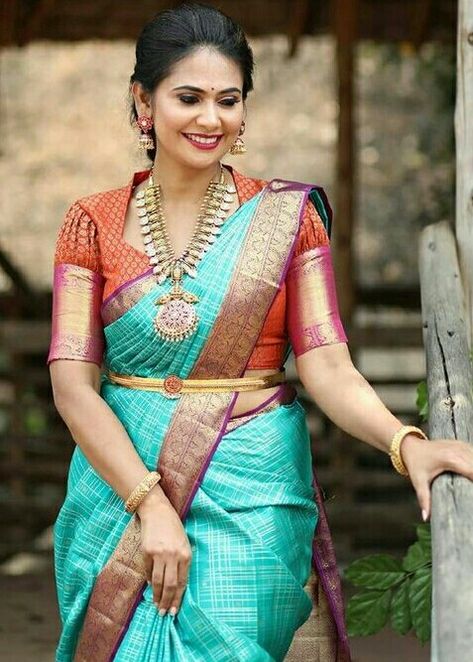 Highneckblouse Designs For Pattu Saree, Caller Neck Blouse Designs Indian, Pattusaree Blouse Designs Latest, Caller Neck Blouse Designs, Colour Neck Blouse Designs, Plain Blouses Designs, Pattu Saree Blouse Back Neck Designs, Pattu Blouse Neck Models, New Trendy Blouse Design For Silk Saree