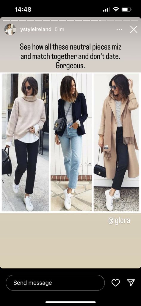 White Runners Outfit, Runners Outfit, White Runners, Curvy Fashion, Autumn Fashion, Fall Winter, White, Clothes