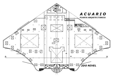 Aquarium architectural second floor plan is given in this AutoCAD drawing model. Download now. - Cadbull Second Floor Plan, Drawing Model, Drawing Block, Autocad Drawing, Model Drawing, Plan Design, Autocad, In Design, Architecture Details