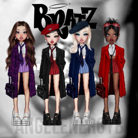 Bratz Outfits, Black Bratz Doll, Bratz Inspired Outfits, Doll Aesthetic, Preformance Outfits, Model Looks, Black Love Art, Instagram Outfits, Lucky Girl