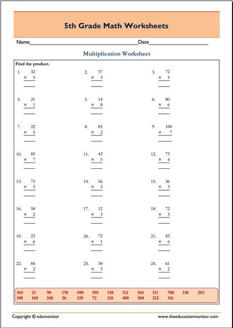 Free Printable Worksheets for 5th Grade Valentine Math Worksheet, Decimal Multiplication, Grade 5 Math Worksheets, Math Multiplication Worksheets, Multiplication Worksheet, 5th Grade Worksheets, Decimals Worksheets, Algebra Worksheets, Multiplication Worksheets