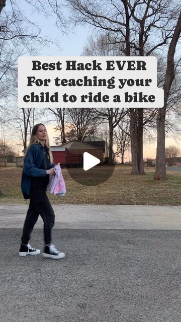 Caitlin B. - BSN, RN on Instagram: "LOOK MOM - No Training Wheels. 🚲 

Proud of this boy for getting over his fear and learning to ride his bike without training wheels. It’s almost time for a new bigger bike already. 

This towel trick really helped build his confidence that he was capable of doing it and just offered a little bit of extra security for him in the beginning. 

He also rode a Balance Bike since he was 2 years old and had his bike with training wheels since he was 3. Which I believe helped a lot. 

*disclaimer - I would 100% recommend that your child wear a helmet. He outgrew his old one and we plan to go buy a new one tomorrow actually. 

#momlife #momhack #notrainingwheels #bicycle" How To Ride A Bike, Indoor Bike Trainer, Bike With Training Wheels, Grandparenting, Ride A Bike, How To Teach Kids, Getting Over Him, Mom Life Hacks, Kids Schedule