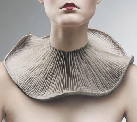 Mushroom Necklace, Body Adornment, Textile Jewelry, Harvey Nichols, Neck Piece, Contemporary Jewellery, Contemporary Jewelry, Mode Inspiration, Fashion Details