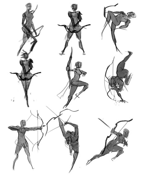 Archer Drawing Reference, Archery Poses Drawing, Archer Reference, Archer Poses, Archer Drawing, Archery Art, Archer Pose, Archery Poses, Art Reference Drawing