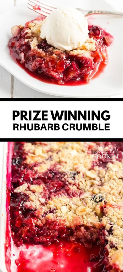 Strawberries Illustration, Rhubarb Lemonade, Strawberries Aesthetic, Rhubarb Curd, Rhubarb Desserts Recipes, Strawberry Rhubarb Recipes, Rhubarb Crumble Recipes, Rhubarb Cobbler, Strawberries And Blueberries