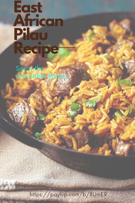 Indulge in the rich and aromatic flavors of authentic Pilau, a beloved East African rice dish. This recipe features perfectly seasoned basmati rice cooked with tender beef or chicken, potatoes, and a blend of traditional Pilau spices.  Whether enjoyed on its own or with a side of tomato sauce or stew, this Pilau is a comforting and satisfying meal, ideal for family gatherings or special occasions. #foodandlifestyle #familygathherings #events #recipes Pilau Spices, Pilau Rice Recipe Kenya, Kenyan Cuisine, Pilau Recipe, African Rice, Pilau Rice, Rice Dish, Chicken Potatoes, Tender Beef