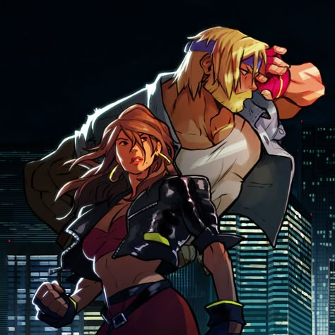 Blaze and Axel Artwork - Streets of Rage 4 Art Gallery Streets Of Rage 4 Art, Odin Comics, Blaze Fielding, Rage Art, Street Fighter Tekken, Streets Of Rage, Beat Em Up, Ninja Art, Sega Games