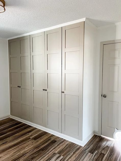 Organizing An Ikea Pax Wardrobe For Men - Organized-ish Pax Wardrobe Ideas, Ikea Pax Wardrobe Ideas, Garage Storage Bins, Ikea Pax Doors, Closet Ikea, Ikea Wardrobe Hack, Pax Closet, Ikea Pax Closet, Ikea Built In