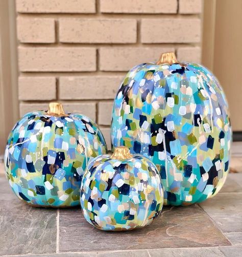 Emily Nichols on Instagram: "The last of SEVERAL custom pumpkin orders are being mailed tomorrow! Here are pictures of just a few of them! 🎉🎃 When my #confettipumpkins come back next year, which colors do you want? Bright rainbow, fall neutrals, or more custom orders? Let me know!! Also, stay tuned…Christmas will be posted NEXT WEEK! ❤️🎄" Fall Neutrals, Farmhouse Fall Decor, Bright Rainbow, Farmhouse Fall, Crafty Diy, Painting Tips, Next Week, Creating Art, Come Back