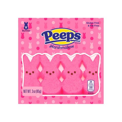 Peep (1 bag) Easter Pink Marshmallow Bunny Candy - 8 Bunnies per Bag - Gluten & Fat Free - 3 oz / 85 g Peeps Flavors, Marshmallow Bunnies, Peeps Candy, Pink Marshmallow, Easter Marshmallow, Marshmallow Bunny, Pink Marshmallows, Marshmallow Peeps, Marshmallow Treats