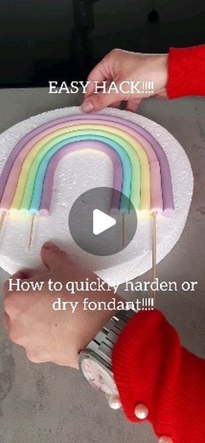 Fondant Rainbow, Dry Well, Get Even, In The Beginning, The Oven, The Rainbow, Fondant, Birthday Parties, Oven