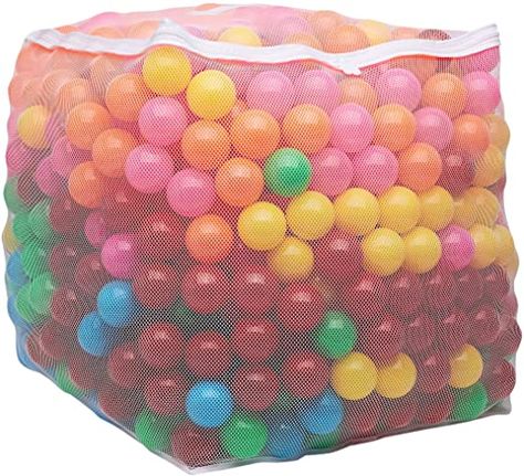 Amazon.com: Amazon Basics BPA Free Plastic Ball Pit Balls with Storage Bag, 1,000 ct (2.3” Diameter), Bright Colors : Toys & Games Ball Pit Balls, Cracked Wallpaper, Bouncy House, Whatsapp Wallpaper Cute, Plastic Ball, Moose Toys, Mickey Y Minnie, Amazon Basics, Art Gallery Wallpaper