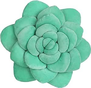 Succulent Pillows, Plant Pillows, Plant Plush, Succulent Throw Pillow, Natural Living Room Decor, Flower Pillows, Comforting Hug, Succulent Pillow, Cactus Pillow