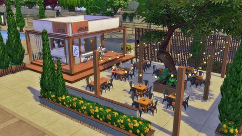 Sims 4 Cat, Sims 4 Restaurant, The Sims 4 Lots, Asian House, Sims Free Play, Victorian Wallpaper, David Sims, Sims 4 House Design, Casas The Sims 4