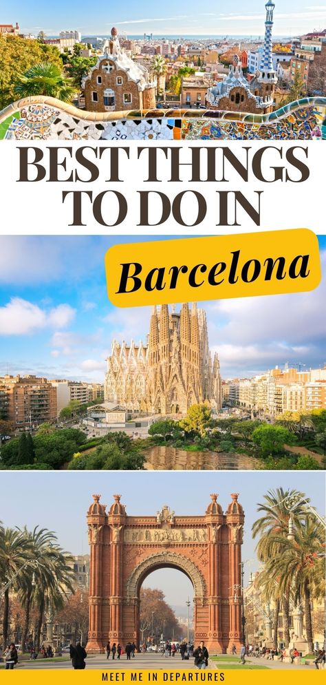 Looking for the ultimate Barcelona itinerary? This guide covers 32 must-see sights and activities to help you experience the best of the city.  Barcelona things to do | Barcelona things to see | Barcelona what to see | Barcelona what to do | Barcelona what to visit | Barcelona travel guide | Barcelona bucket list challenge | Barcelona travel bucket list | Barcelona Spain bucket list | bucket list Barcelona | things to do in Barcelona Spain | places to see in Barcelona Madrid To Barcelona Train, Barcelona In A Day, Barcelona And Madrid Itinerary, Must Do In Barcelona Spain, Must See Barcelona, One Day In Barcelona, What To See In Barcelona, Barcelona Things To Do, Things To Do In Barcelona Spain