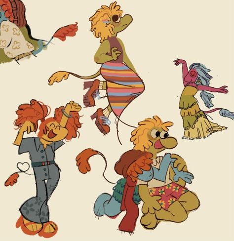 🌼 on Tumblr Jim Henson Puppets, Silly Puppets, Fraggle Rock, The Muppet Show, Love Cute, Funky Art, Art Reference Photos, Cartoon Art Styles, Pretty Art