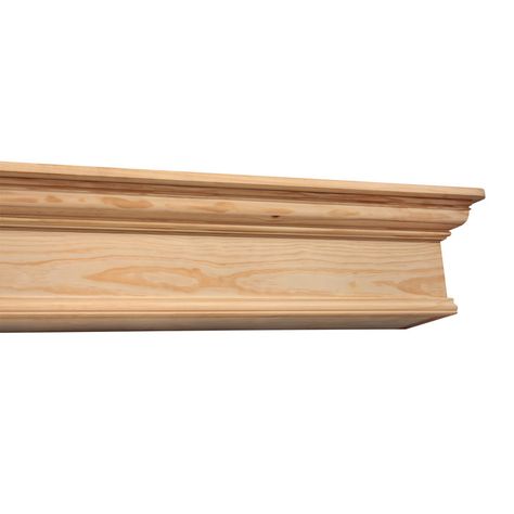 You'll love the The Abingdon Fireplace Mantel Shelf at Wayfair - Great Deals on all Home Improvement  products with Free Shipping on most stuff, even the big stuff. Fireplace Cabinetry, Fireplace Furniture Layout, Tall Ceiling Living Room, Simple Mantle, Mantel Shelves, Pine Shelf, Wood Mantel Shelf, Fireplace Shelf, Outdoor Wood Fireplace