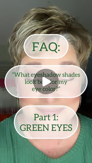 Cindy Willour Beauty on Instagram: "Do you struggle to know what eyeshadow shades will look best on you? FOLLOW as I share some of my FAVORITE shades for EACH eye color! Today let’s celebrate our GREEN eye beauties! Your palette will be filled with shades of reddish-brown, maroon, mahogany, and purples to really POP your beautiful GREEN eyes! 💚 Which look do you like best? NOTE: these are just SOME of my favorites to inspire you - there are SO many beautiful shades that you can choose from. Comment GREEN for help in customizing your OWN palette. 🤍 #greeneyeshadowlook #simpleeyeshadowtutorial #easyeyeshadowlook #loveyoureyes #eyesthatpop #beautifulgreeneyes #over50eyeshadow #over60eyeshadow #matureeyeshadowlook #hoodedeyeshadowlook" Green Eyes With Purple Eyeshadow, Green Eyeshadow For Green Eyes, Green Eyeshadow Tutorial, Simple Eyeshadow Tutorial, Green Eyeshadow Look, Easy Eyeshadow, Everyday Eyeshadow, Beautiful Green Eyes, Simple Eyeshadow