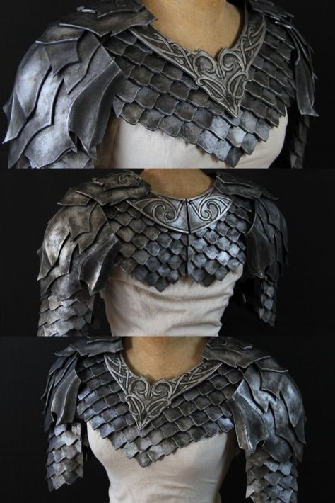 Legolas Armor, Scale Mail Armor Dnd Male, Armor Headpiece, Leather Armor Women, Gloves Reference, Lagertha Cosplay, Dorian Storm, Tattoo Monster, Dragon Scale Armor