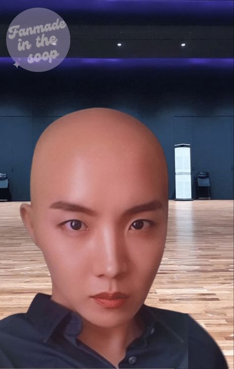 Jhope Bald Head, Bald Jhope, Bald Idols, J Hope, Album Bts, Bts Funny, Bts Jungkook, Bangtan Boys, Baby Face