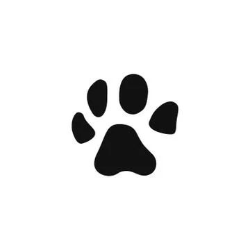 Dog Paw Illustration, Paw Illustration, Illustration Dog, Effects Animation, Dog Paw, Dog Paws, Flat Design, Graphic Illustration, Stock Illustration