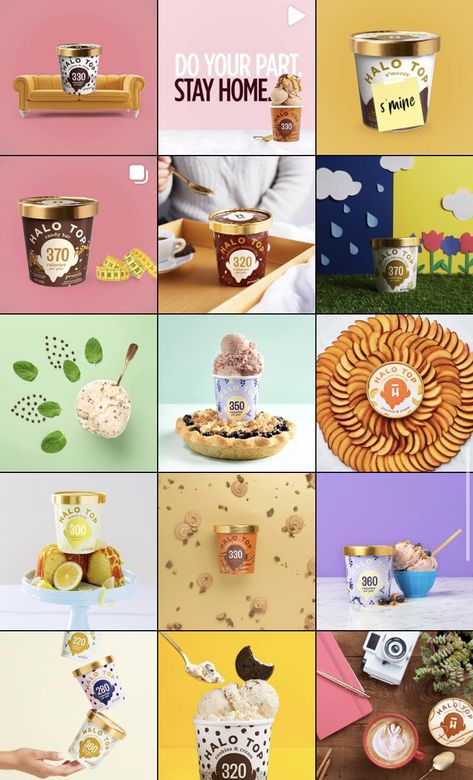 Snack Instagram Feed, Ice Cream Social Media, Ice Cream Shop Instagram Feed, Ice Cream Post Instagram, Instagram Feed Ideas Business Bakery, Ice Cream Social Media Design, Ice Cream Content, Ice Cream Social Media Post, Ice Cream Graphic Design