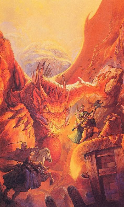 Jeff Easley, Warhammer Artwork, Fantasy Things, Fantasy Dragons, Dragon Riders, Dungeons And Dragons Art, Dragon's Lair, Dungeons And Dragons Game, Fantasy Images