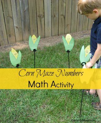 Corn Maze Numbers- Math Activity from JDaniel4'sMom Activities For Outside, Preschool Farm, The Measured Mom, Measured Mom, Fall Themes, Preschool Play, Fall Preschool Activities, Toddler Homeschool, Kids Work