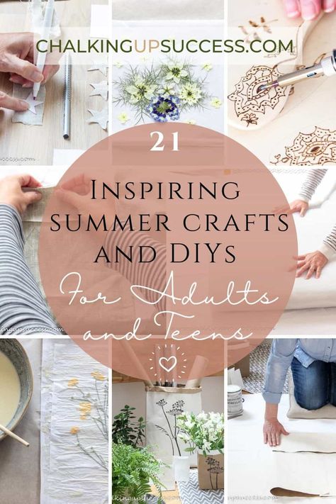 Summer Craft Ideas For Adults, Projects For Teenagers, Cute Projects, Yummy Summer Drinks, Summertime Crafts, Summer Diy Projects, Diy Summer Crafts, Summer Camp Crafts, Projects For Adults