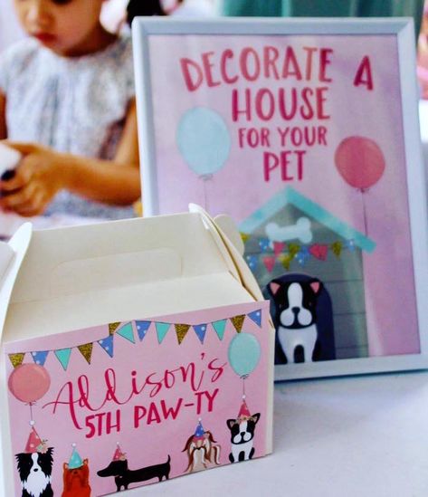 Puppy Theme Birthday Party Invitation, Paw-ty Birthday Party, Adopt A Pet Party, Pet Adoption Birthday Party, Puppy Party Theme, Pug Birthday, Birthday Puppy, Dog Themed Birthday Party, Cat Themed Birthday Party