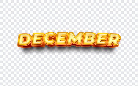 December PNG December Graphic Design, December Design Graphic, December Typography, December Graphic, Happy December, Graphic Design Course, Png Aesthetic, Png Text, Graphic Design Projects