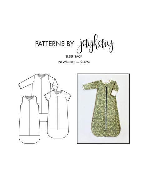 Sleepsack Pattern, Sleep Sack Pattern, Angel Baby Patterns, Onesie Pattern, Boy Sewing, Diy Sewing Gifts, Pajama Pattern, Childrens Sewing Patterns, Picture Tutorial