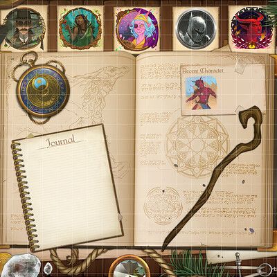 Dnd Landing Page, Landing Page Ideas, Npc Ideas, Dnd Art, Barometer, Magic Book, Personal Project, Landing Pages, Page Ideas