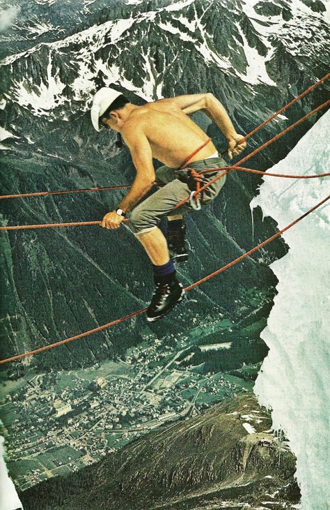 Mountain climber on Mont Blanc, France National Geographic | September 1965 Vintage National Geographic, National Geographic Photography, Chamonix Mont Blanc, South Vietnam, National Geographic Magazine, Mountain Climbers, Vintage Camping, National Geographic Photos, Mountaineering