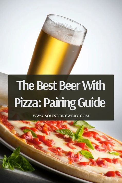 Combination Pizza, Pizza Pairings, Pizza Type Recipes, Peroni Beer, Pizza Craft, Iconic Duos, Beer Pairing, Types Of Pizza, Pizza And Beer