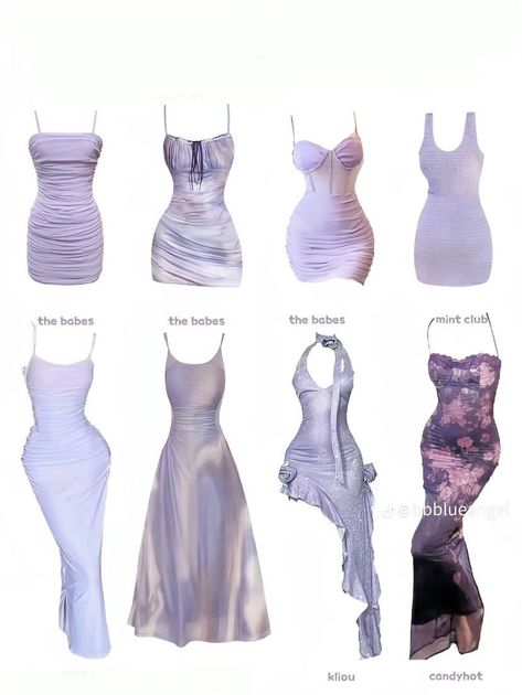 Style For Spring, Violet Dress, Classic Prints, Cute Formal Dresses, Classy Prom Dresses, Fasion Outfits, Cute Dress Outfits, Shein Outfits, Looks Party