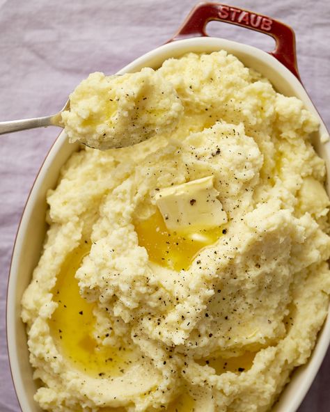 Here's our recipe for how to make the best mashed potatoes, with recommendations for potato type, dairy additions, and mashing methods. Mashed Potatoes Thanksgiving, Make Mashed Potatoes, Classic Mashed Potatoes, Perfect Mashed Potatoes, Best Mashed Potatoes, Making Mashed Potatoes, Leftover Mashed Potatoes, Mashed Potato Recipes, Cooking Lessons