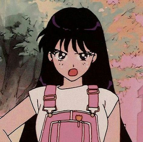 An Anime, Black Hair, Hair, Anime, Pink, Black