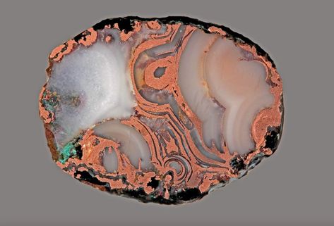 Copper Replacement Agate Geode Rocks, Lake Superior Agates, Rock Hunting, Geology Rocks, Rock Minerals, Michigan Usa, Pretty Rocks, Semi Precious Gems, Beautiful Rocks