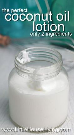 Coconut Oil Lotion Recipe, only 2 ingredients, so quick and simple to make! Nails Diy Easy, Whipped Coconut Oil Lotion, Coconut Oil Lotion Recipe, Whipped Coconut Oil, Coconut Oil Lotion, Coffee Facial, Lotion Recipe, Hacks Beauty, Homemade Lotion