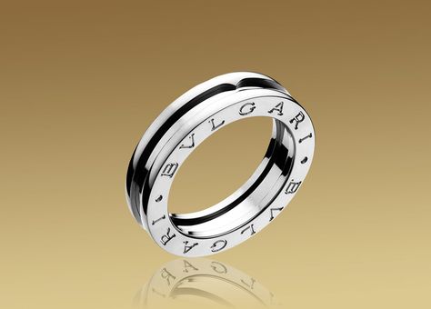 B.ZERO1 1-band ring in 18kt white gold. Bvlgari Ring, Bulgari Jewelry, Bvlgari Jewelry, Titanium Wedding Rings, Ring Men, Jewelry Luxury, Italian Jewelry, Dope Jewelry, Luxury Rings