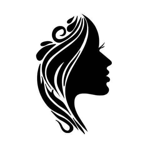 Check out this awesome 'Woman design illustration' design on @TeePublic! Woman Logo Design, Face In Profile, Beautiful Woman Face, Logo Design Women, Salon Logo Design, Woman Design, Profile Silhouette, Woman Logo, Lino Art