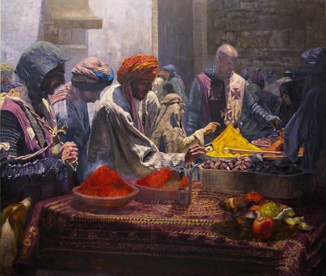 Leszek Piotrowski - Spices of Arabia [2011] | Flickr - Photo Sharing! Classical Realism, Hand Oil, Contemporary Fine Art, Artist Statement, Old Master, Western Art, Painting & Drawing, Beautiful Art, Oil On Canvas