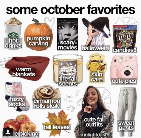 Fall Goals, Sports Makeup, October Favorites, School Clothing, Halloween Movie Night, Fall October, Aesthetic Memes, Niche Memes, Fall Mood Board