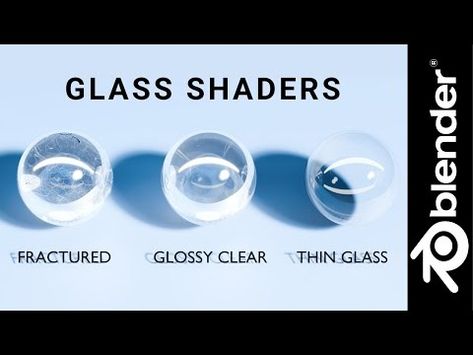 Blender Tutorial: Easiest Glass Shaders - YouTube Blender Tutorial, Clear Glass, Make It Simple, Texture, Glass, Quick Saves