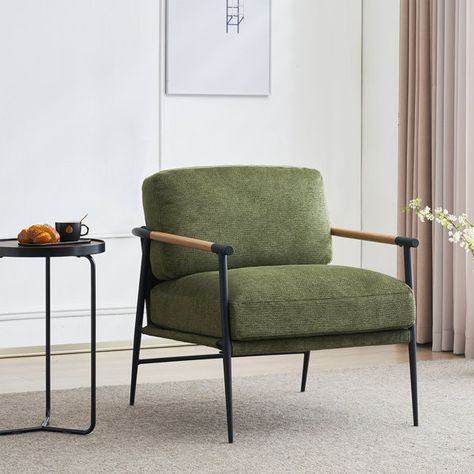 Loose Furniture, Upholstery Armchair, Chair Lounge, Green Armchair, House Bedroom, Contemporary Homes, Guest Chair, Accent Arm Chairs, Velvet Armchair