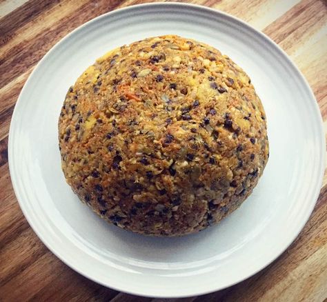 Vegetarian Haggis Recipe, Vegetarian Terrine, Vegetarian Tourtiere, Vegetarian Kibbeh, Savoy Cabbage Recipes Vegan, Haggis Recipe, Vegetarian Haggis, Veggie Sausage, Winter Treats