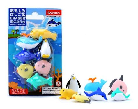 Japanese Puzzle, Animal Erasers, Paper Tree, Marine Animals, Erasers, Origami Paper, Mold Making, Painting Supplies, Sea Animals